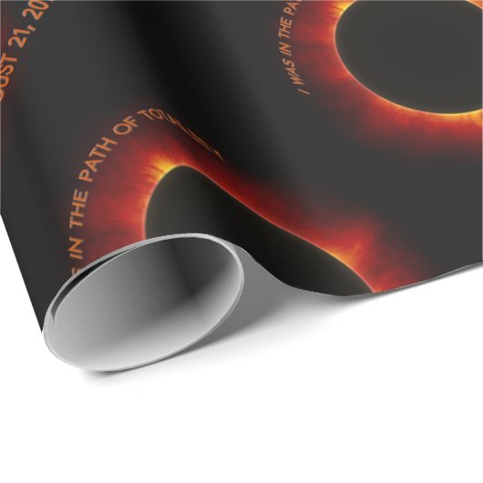 Solar-Eclipse Geschenkpapier (Rolleneckpunkt)
