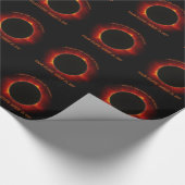 Solar-Eclipse Geschenkpapier (Ecke)