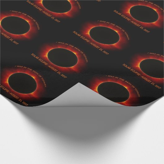 Solar-Eclipse Geschenkpapier (Ecke)