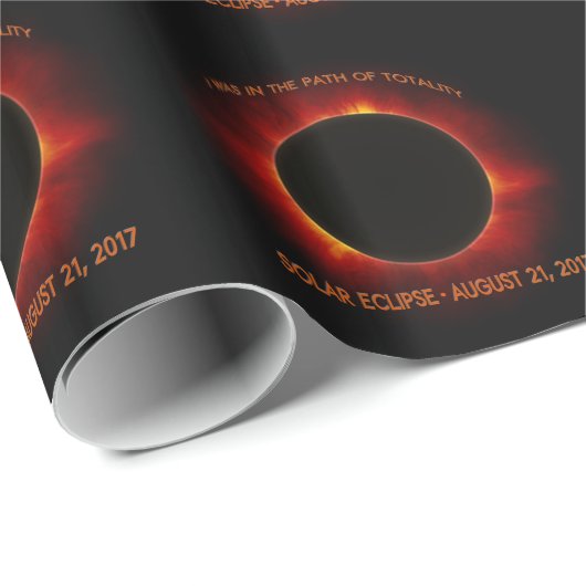 Solar-Eclipse Geschenkpapier (Rolleneckpunkt)