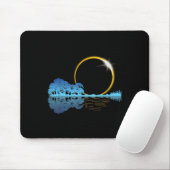 Solar Eclipse Gitarre Nature Moon Retro Stil Guita Mousepad (Mit Mouse)