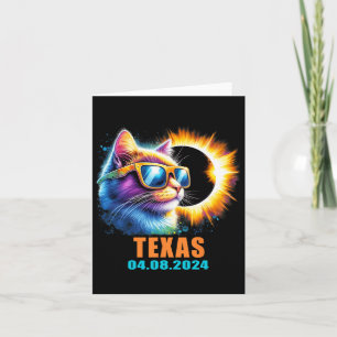 Solar-Eclipse-Gles insgesamt 2024 Cat Solar Eclips Karte