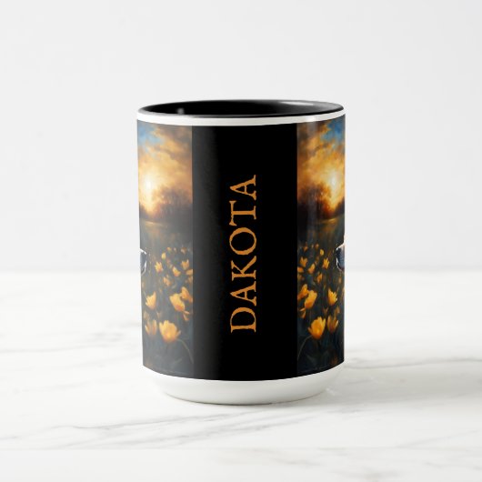 Solar Eclipse Golden Retriever Name Tasse (Zentrum)