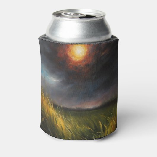 Solar Eclipse Grassland Prärie Name Dosenkühler (Kanne Rückseite)