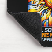 Solar-Eclipse-Hot-Springs Ar Arkansas insgesamt Mousepad (Ecke)