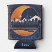 Solar Eclipse in der Stadt Name Dosenkühler (Rückseite)