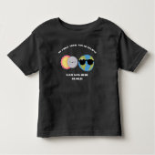 Solar-Eclipse-Individuelle Name und Datum Kleinkind T-shirt (Vorderseite)