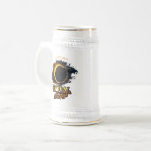 Solar Eclipse insges. 8. April 2024 Bierglas (Vorderseite Links)