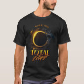 Solar Eclipse insges. 8. April 2024 T-Shirt (Vorderseite)