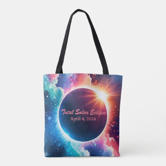 Solar Eclipse insges. 8. April 2024 Tasche (Rückseite)
