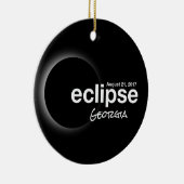 Solar Eclipse insgesamt 2017 - Georgien Keramik Ornament (Rechts)