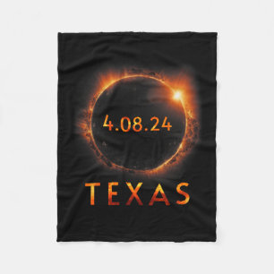 Solar Eclipse insgesamt 8. April 2024 Texas Solar Fleecedecke