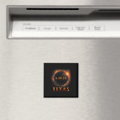 Solar Eclipse insgesamt 8. April 2024 Texas Solar  Magnet (In Situ (Geschirrspüler))
