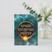 SOLAR ECLIPSE INSGESAMT POSTKARTE (Stehend Vorderseite)