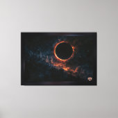 Solar Eclipse Inspiriere Awe AI Art von Xzendor7 Leinwanddruck (Vorderseite)