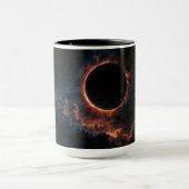 Solar Eclipse Inspiriere Awe AI Art von Xzendor7 Tasse (Zentrum)