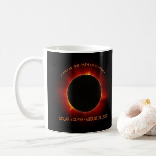 Solar-Eclipse Kaffeetasse (Mit Donut)