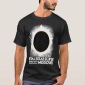 Solar Eclipse Kansas CITY Missouri 8 2 April 2 T-Shirt (Vorderseite)