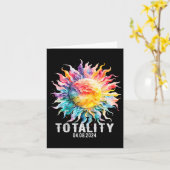 Solar-Eclipse Karte (Gelbe Blume)