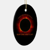 Solar-Eclipse Keramik Ornament (Rechts)