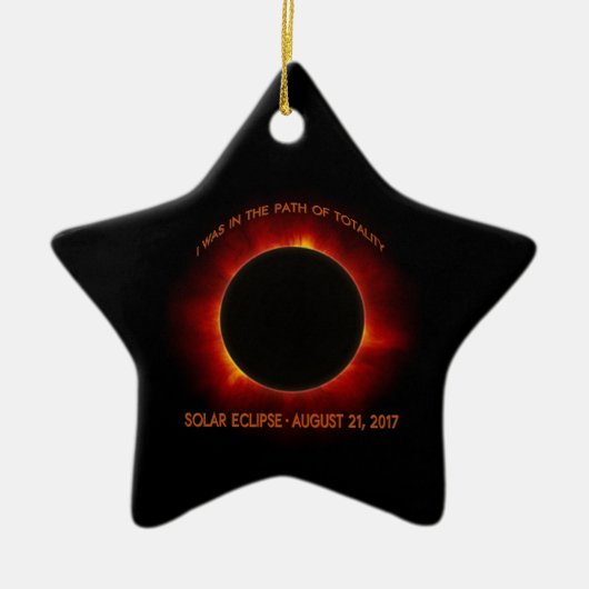 Solar-Eclipse Keramikornament (Vorne)