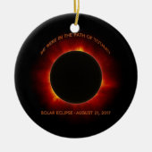 Solar-Eclipse Keramikornament (Vorne)