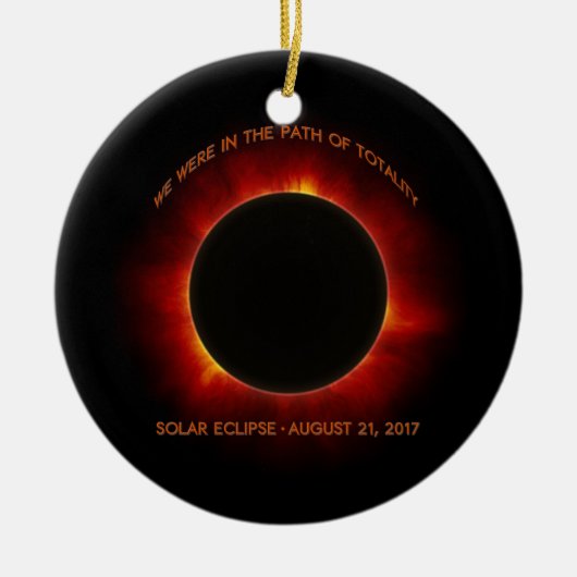 Solar-Eclipse Keramikornament (Vorne)