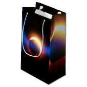 Solar-Eclipse Kleine Geschenktüte (Rückseite Schrägansicht)