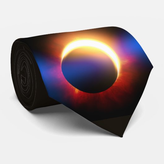 Solar-Eclipse Krawatte (Gerollt)