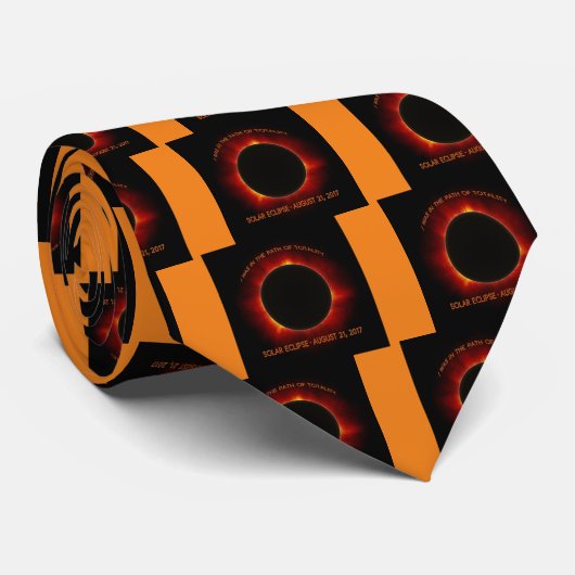 Solar-Eclipse Krawatte (Gerollt)