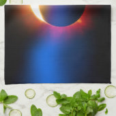 Solar-Eclipse Küchentuch (Gefaltet)