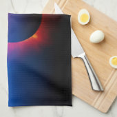 Solar-Eclipse Küchentuch (Viertel Falte)