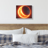 Solar-Eclipse Leinwanddruck (Insitu (Schlafzimmer))