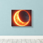 Solar-Eclipse Leinwanddruck (Insitu (Holzboden))
