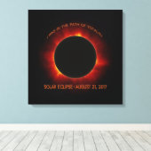 Solar-Eclipse Leinwanddruck (Insitu (Holzboden))