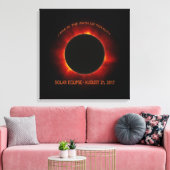 Solar-Eclipse Leinwanddruck (Insitu (Wohnzimmer))