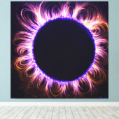 Solar eclipse leinwanddruck (Insitu (Holzboden))