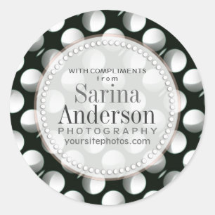 Solar Eclipse Lunar Muster Business Sticker