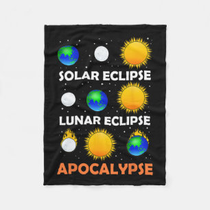 Solar Eclipse Lunar Science Teacher Space Eclipse Fleecedecke