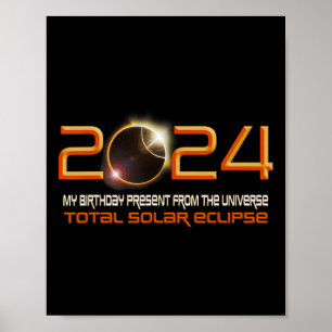 Solar Eclipse meine Geburtstagspräsenz von der Uni Poster