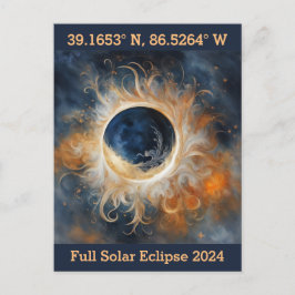Solar Eclipse Memento Postkarte