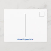 Solar Eclipse Memento Postkarte (Rückseite)