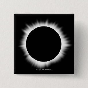 Solar Eclipse mit Corona Button