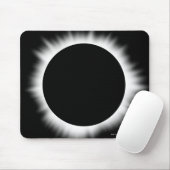 Solar Eclipse mit Corona Mousepad (Mit Mouse)
