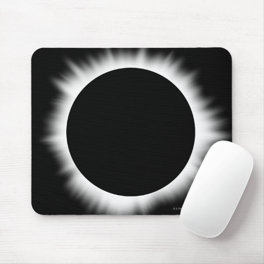 Solar Eclipse mit Corona Mousepad (Mit Mouse)