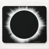 Solar Eclipse mit Corona Mousepad (Vorne)