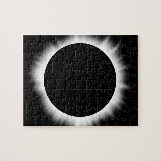Solar Eclipse mit Corona Puzzle (Horizontal)