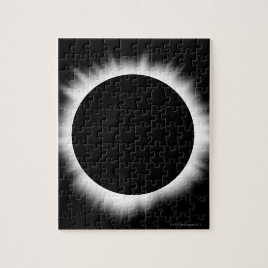 Solar Eclipse mit Corona Puzzle (Vertikal)