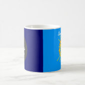 Solar Eclipse Moon Shadow Sunshine lustiger Brauch Kaffeetasse (Mittel)