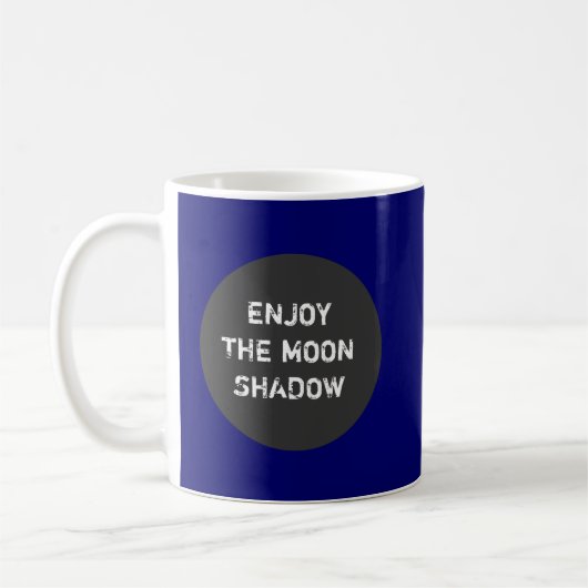 Solar Eclipse Moon Shadow Sunshine lustiger Brauch Kaffeetasse (Links)